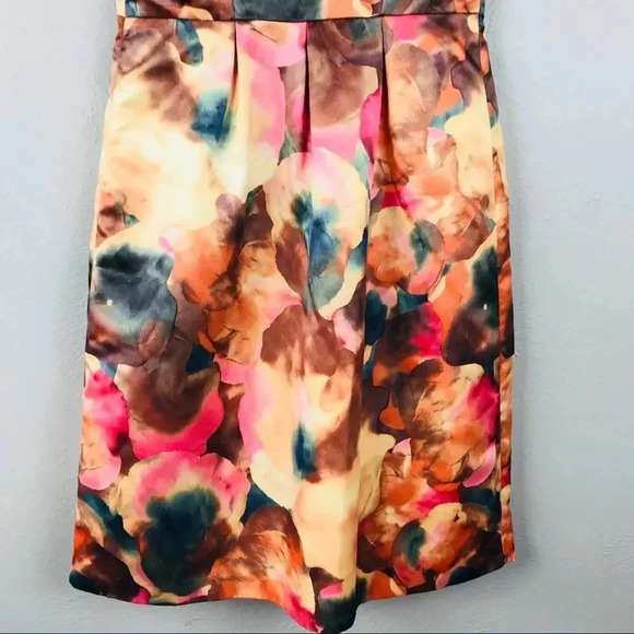 Merona Sheath Dress Size 2 Peach Green - Picture 6 of 8